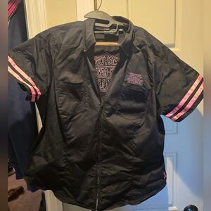 HARLEY DAVIDSON ZIP FRONT SS SHIRT 2W